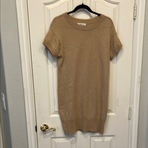 Banana Republic Camel Knit Dress